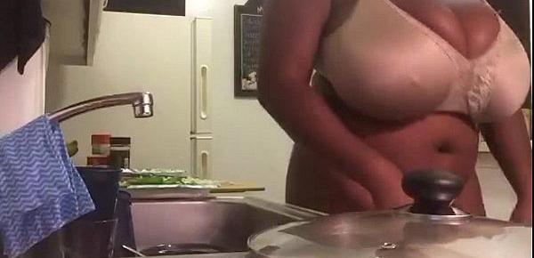  Maserati XXX - Cooking in my Bra  Panties Pt.2 (on Periscope)